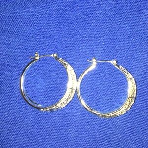 Silver earrings